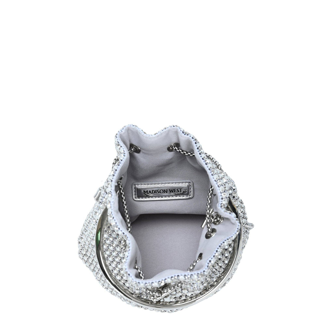 Rhinestones &amp; Pearls Evening Bag