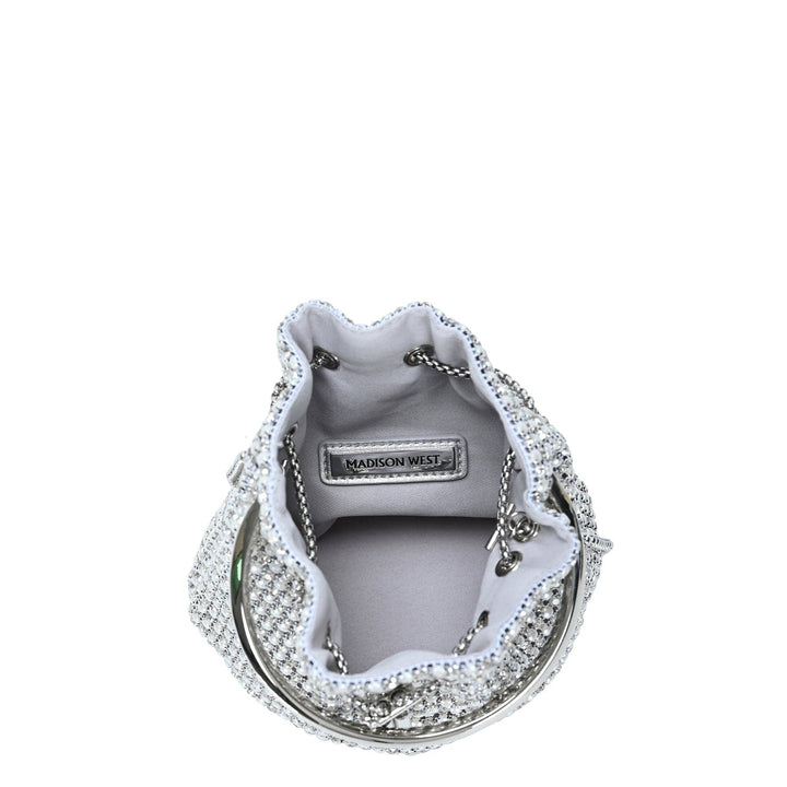 Rhinestones &amp; Pearls Evening Bag