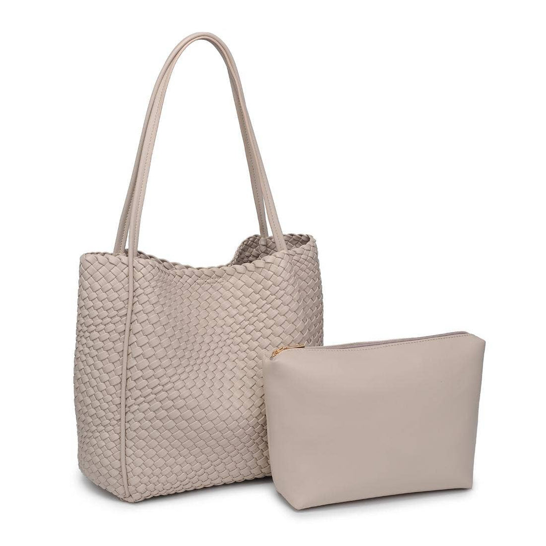 Natural Woven Tote