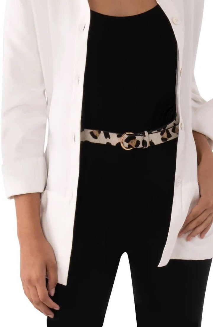 Leopard Print Belt