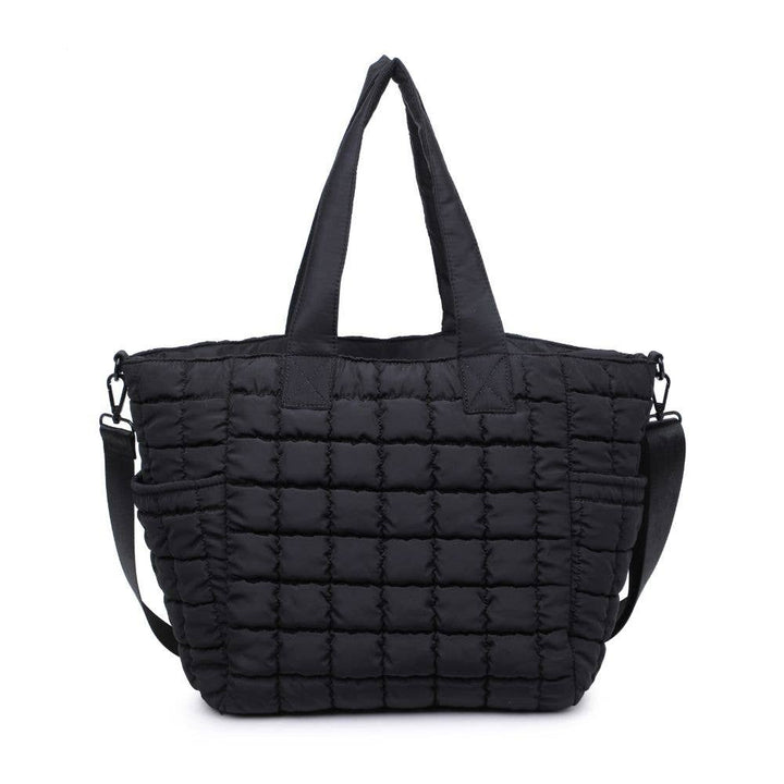 Quilted Puffer Nylon Tote