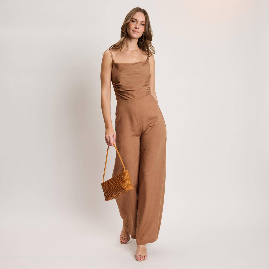 Natural Woven Shoulder Bag