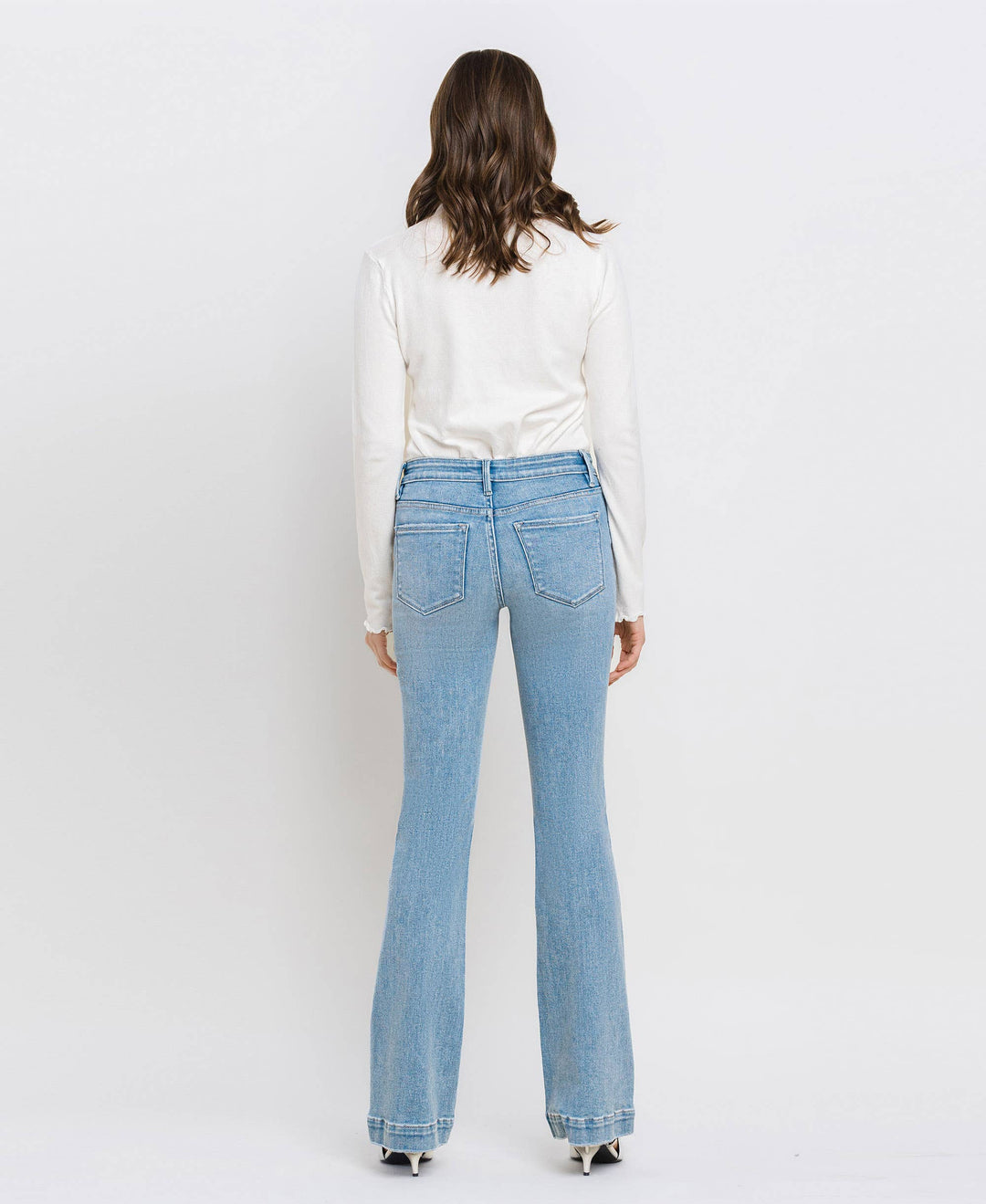 Mid Rise Bootcut Jean