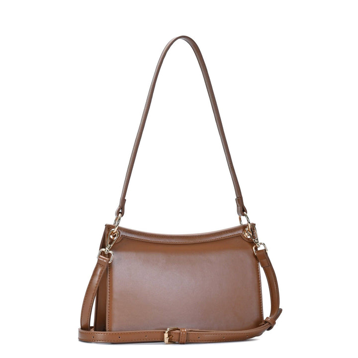 Woven Straw &amp; Leather Bag