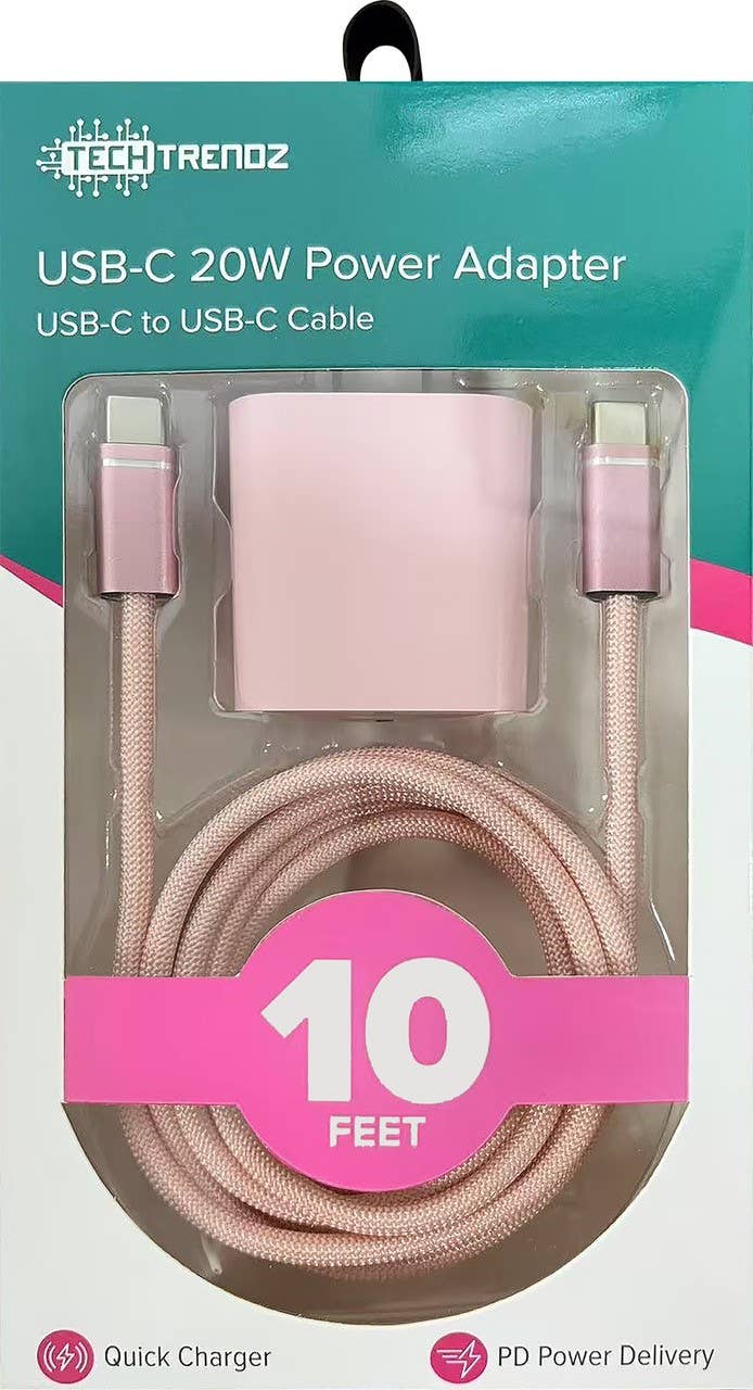 10ft. USBC to USBC Fast Charging Set