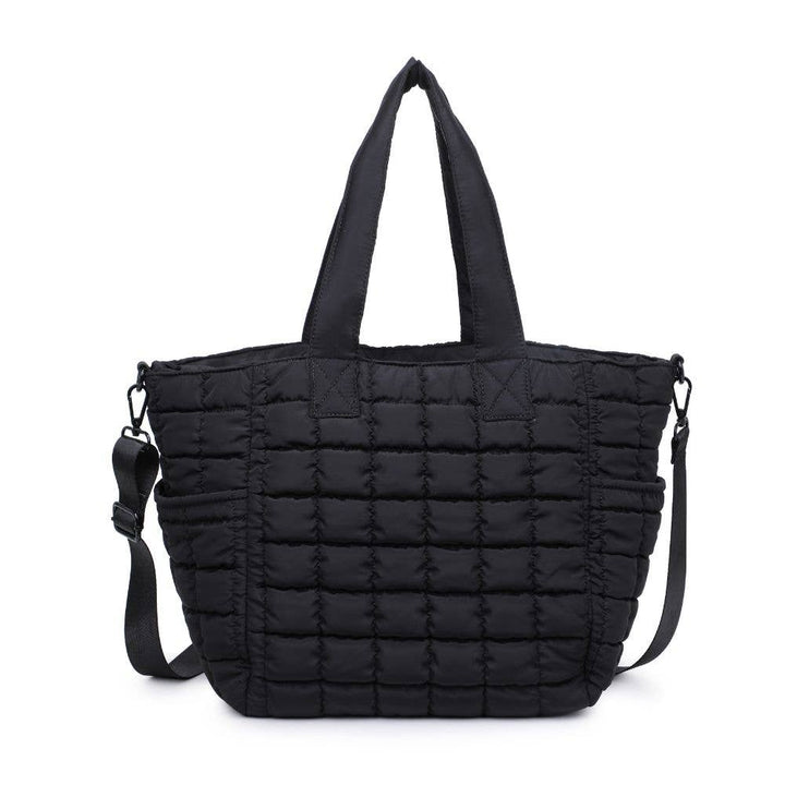 Quilted Puffer Nylon Tote