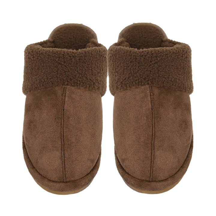 Fur Suede Sherpa Slippers