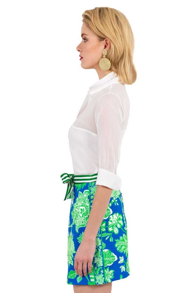 Blue/ Green Skippy Skort