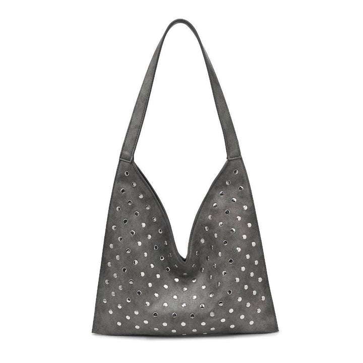 Studded Hobo Bag