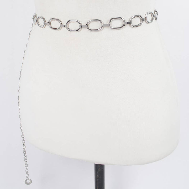 Hammered Ring Chain Belt