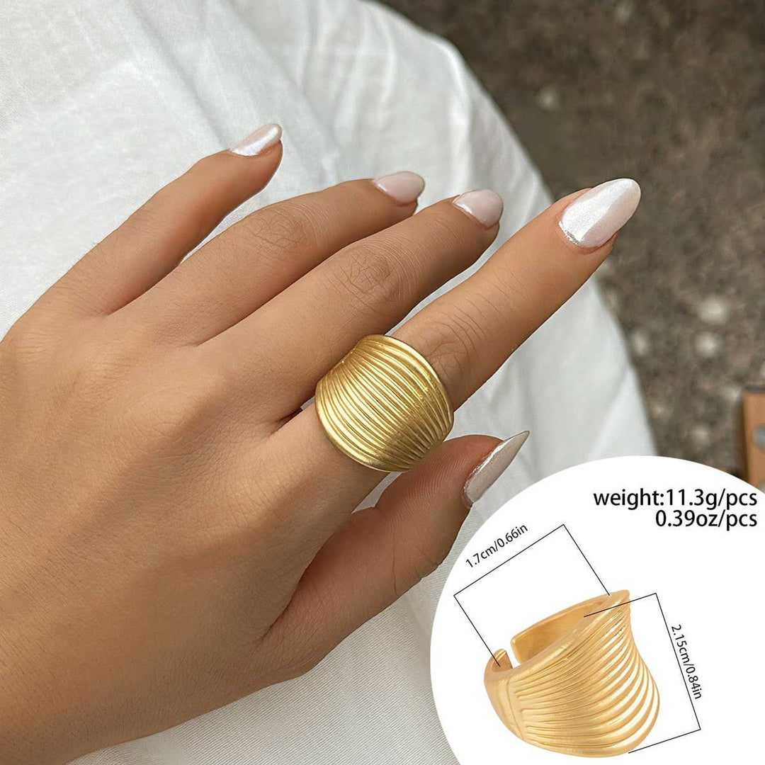 Gold Disc Ring