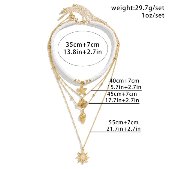 Golden Tide Layered Necklace