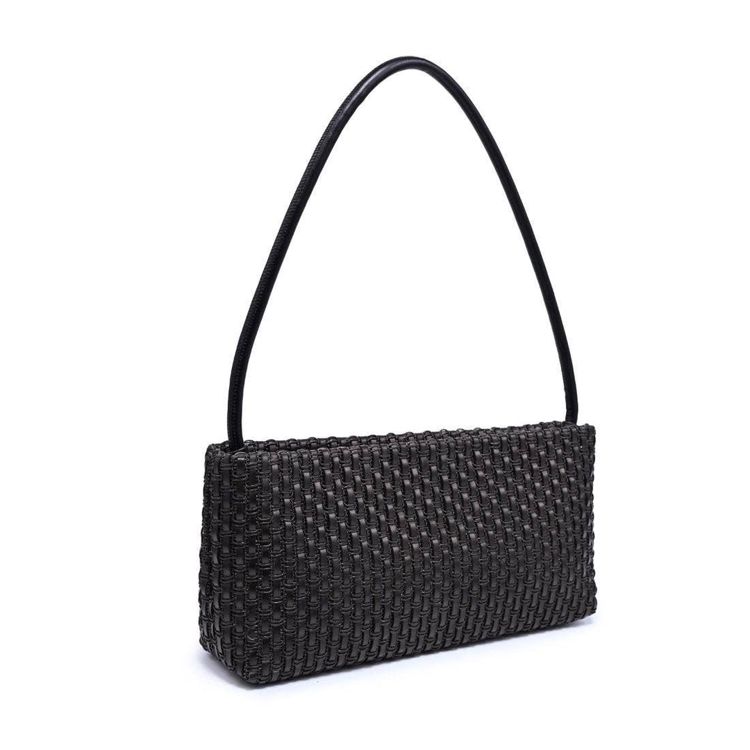 Natural Woven Shoulder Bag