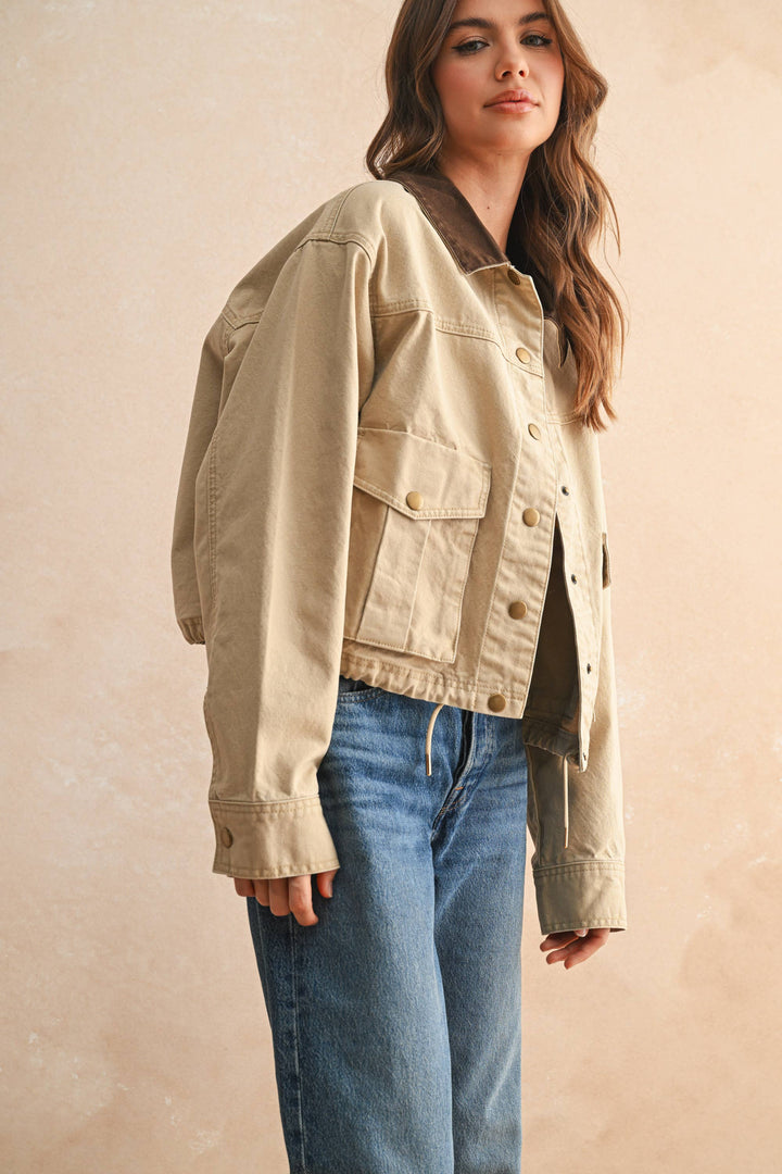 Khaki Barn Jacket