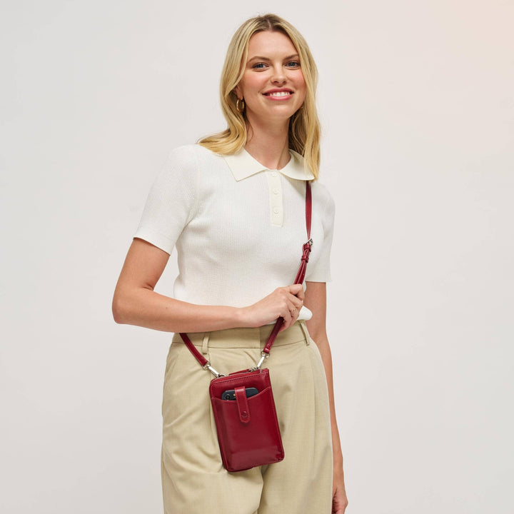 Natural or Black Cell Phone Crossbody