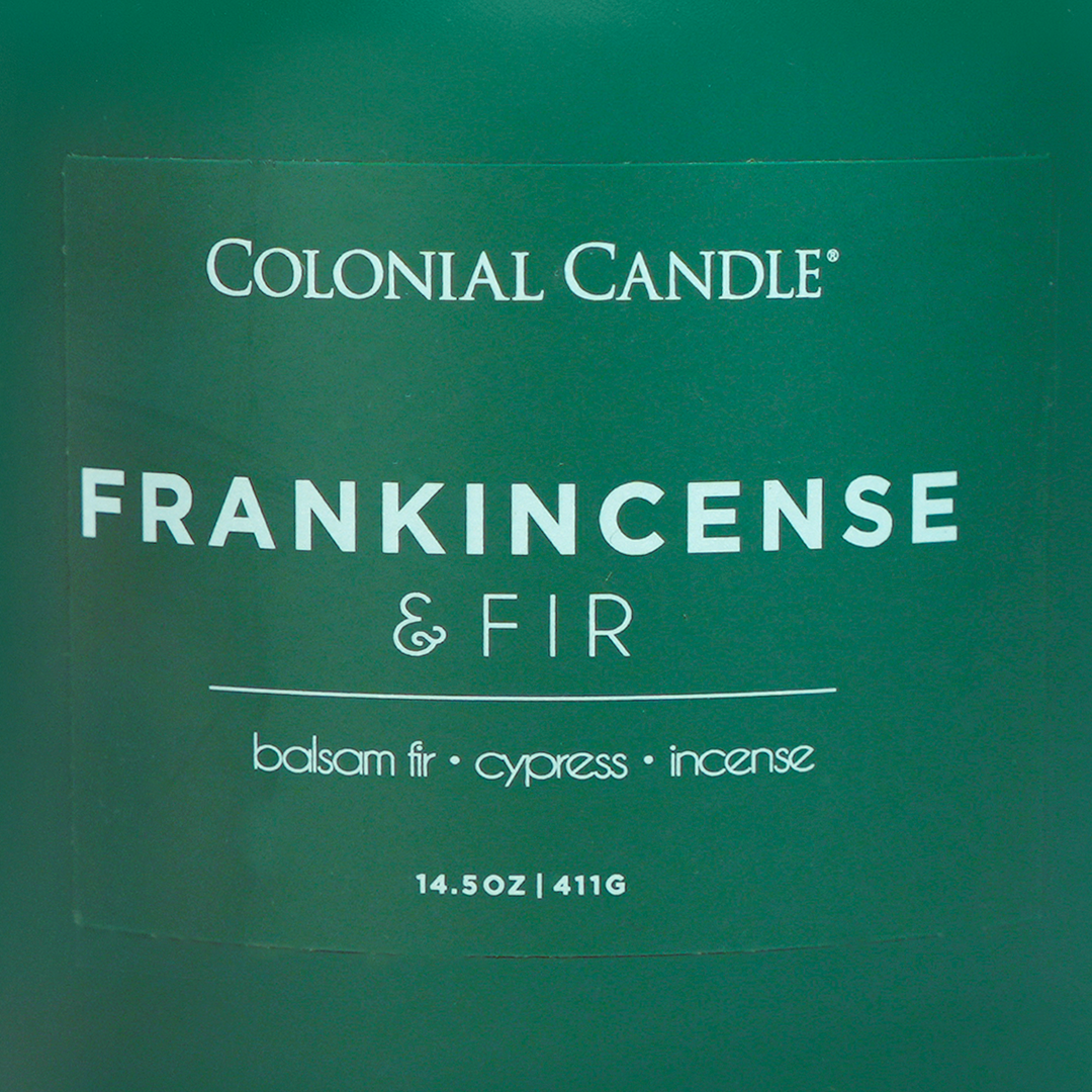 Frankincense &amp; Fir Scented Jar Candle, Soy Blend Wax, 14.5oz