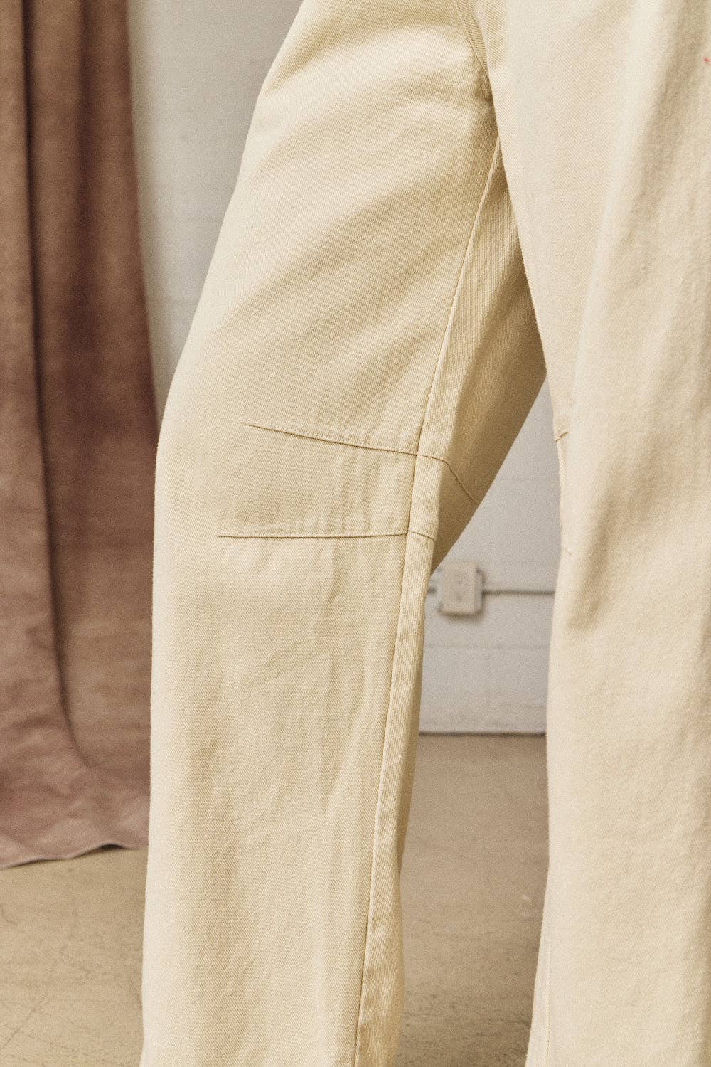 White Barrel Pants