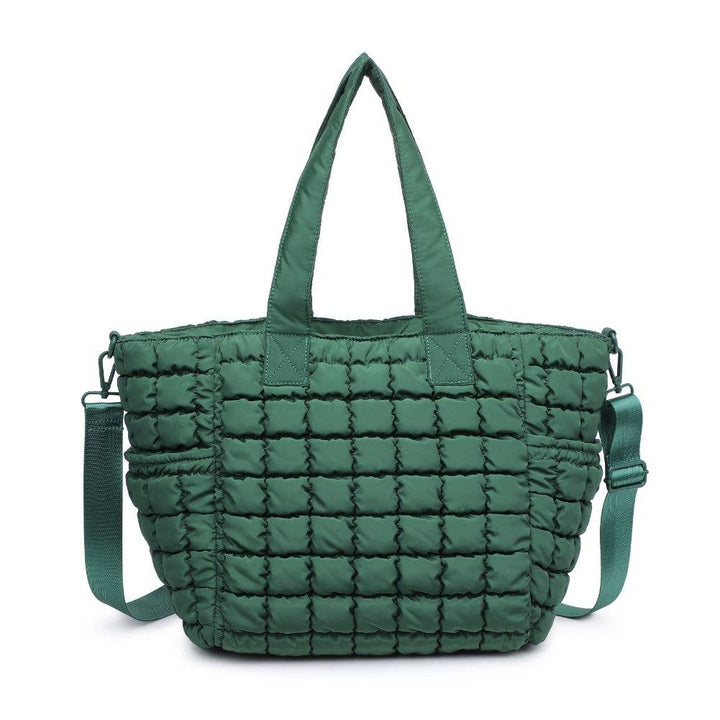 Quilted Puffer Nylon Tote