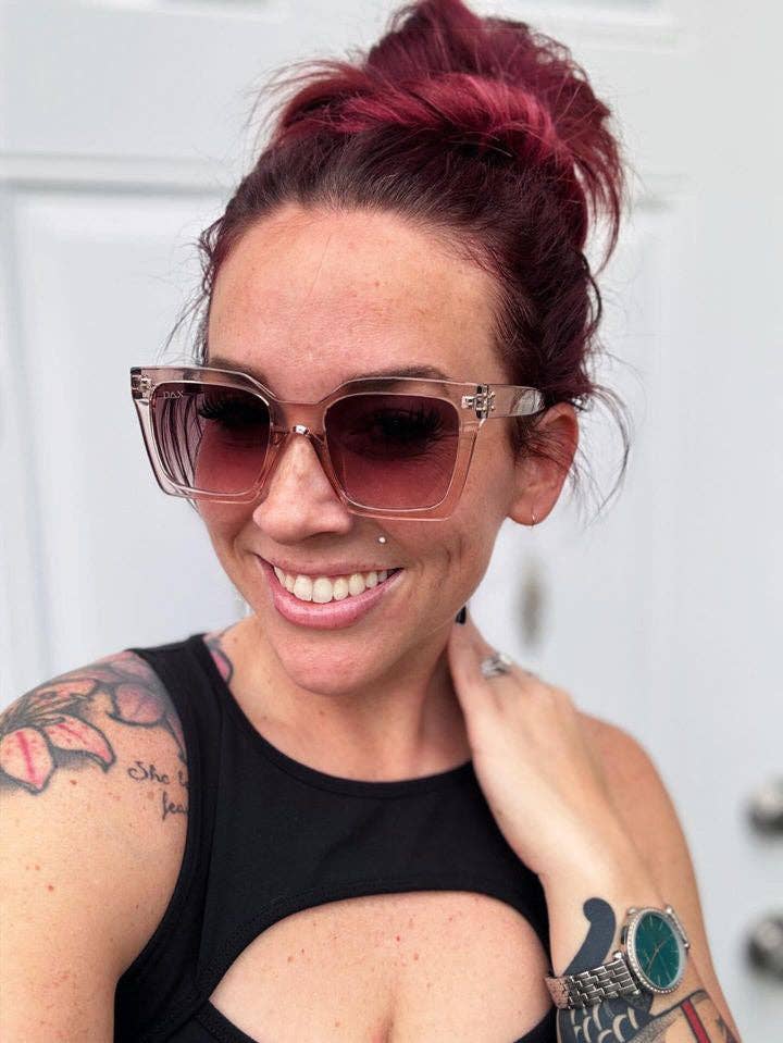 Black Frame w/ Dark Black Lens Sunglasses