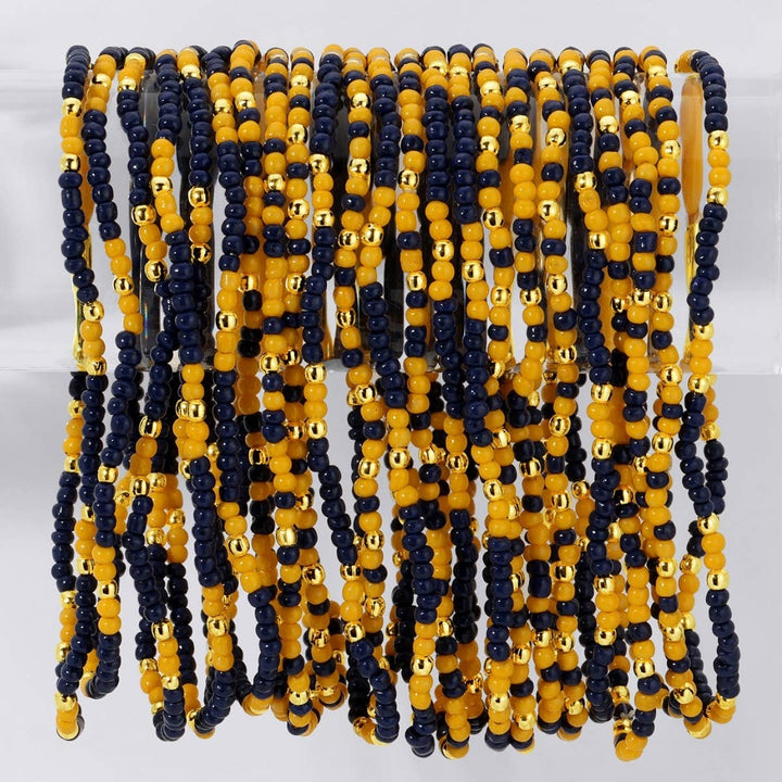 Stretch Seed Bead GAME DAY Bracelets