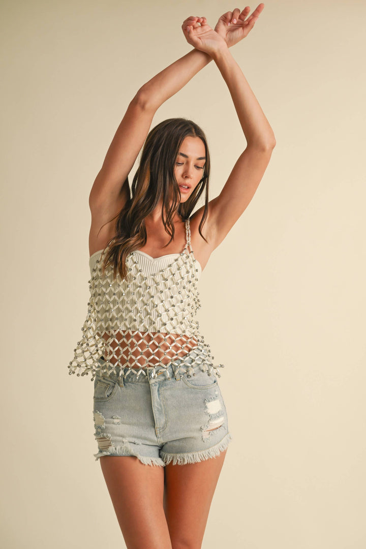 Pearl Net Top