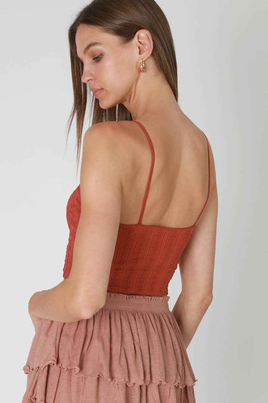 Apricot Textured Bralette