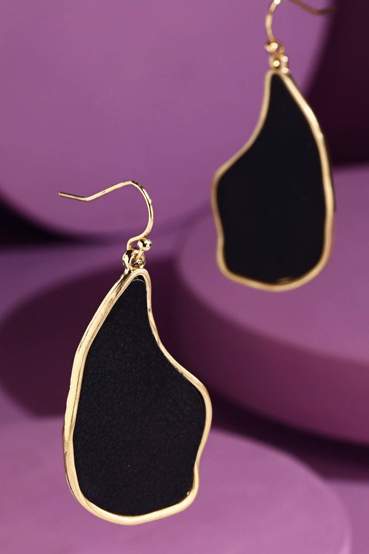 Organic Shaped Dangle Drop Earrings