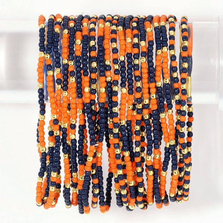 Stretch Seed Bead GAME DAY Bracelets