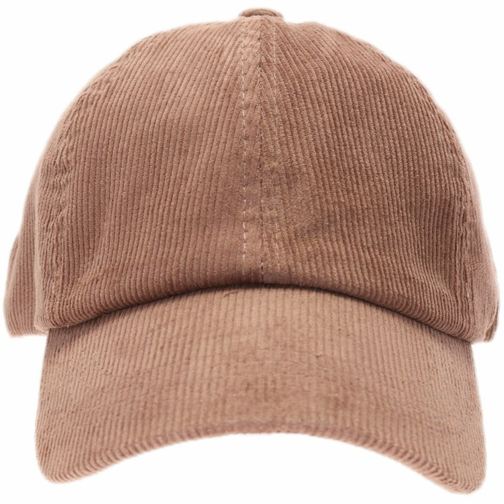 Blue Corduroy High Ponytail Ball Cap