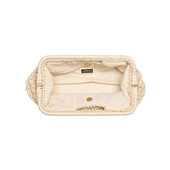 Straw Clutch Bag Natural