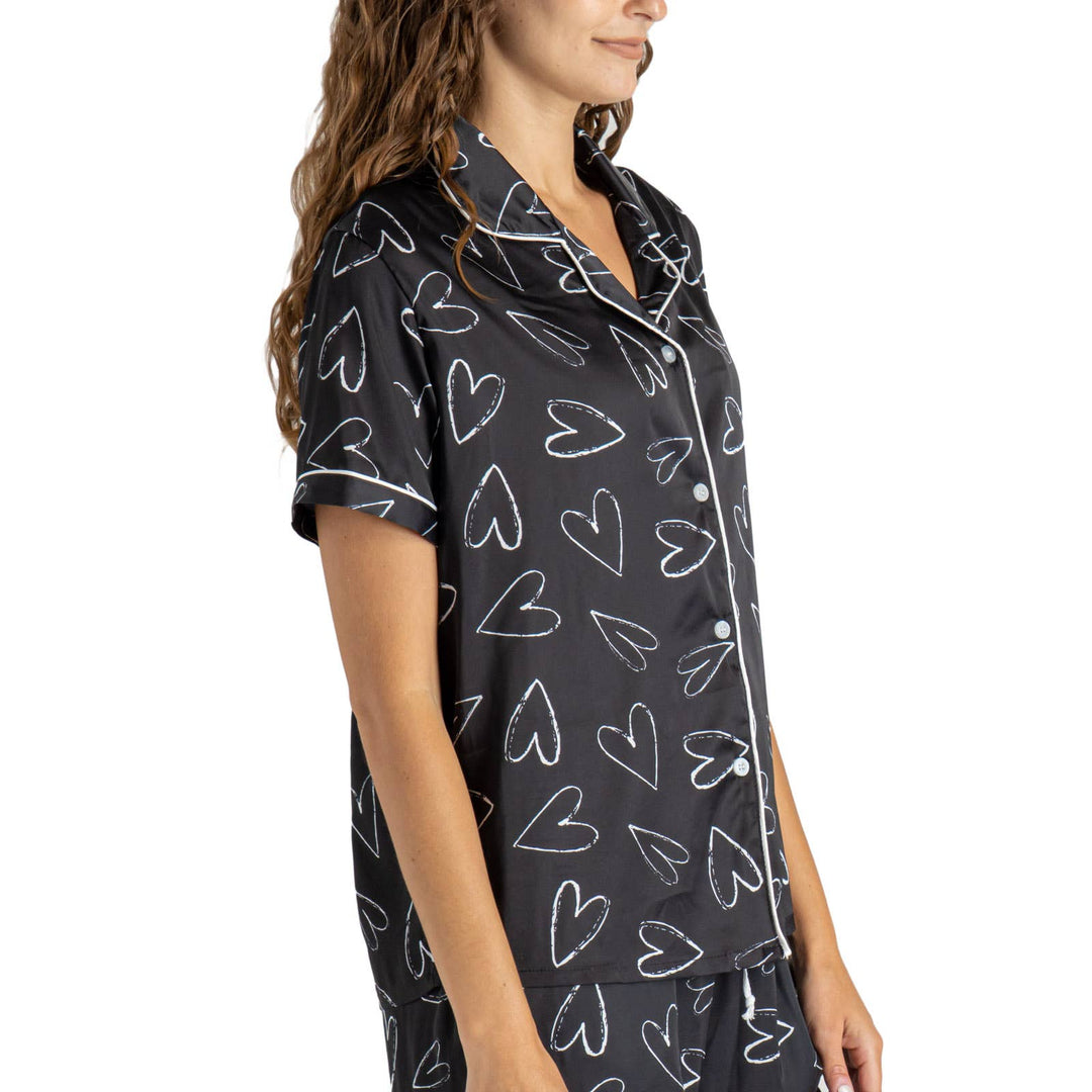 Hello Mello® Beauty Sleep Satin Pajama Top