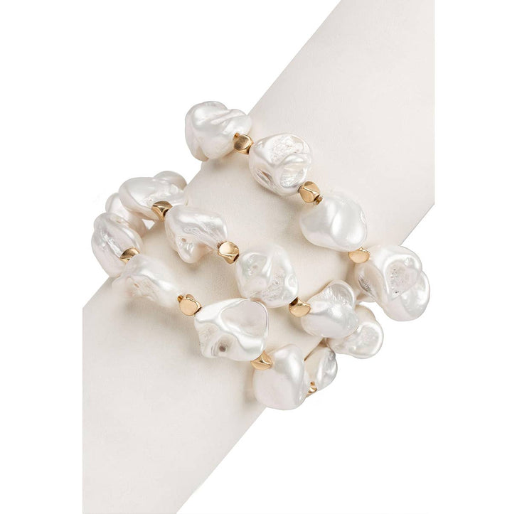 Faux Pearl Like Bracelet