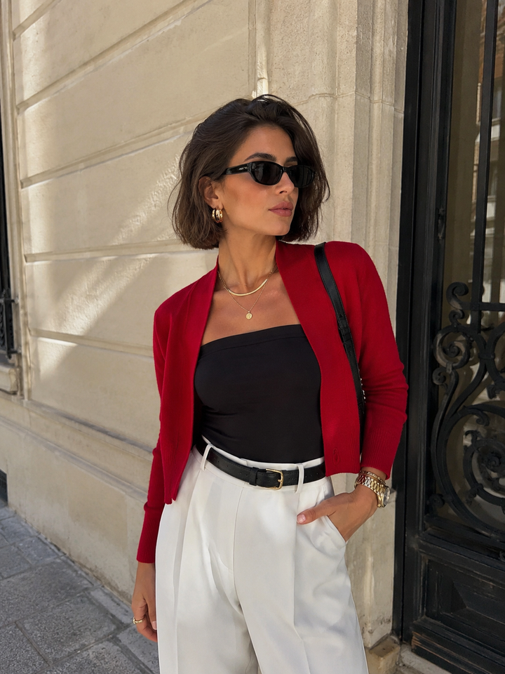 Red Lightweight Bolero