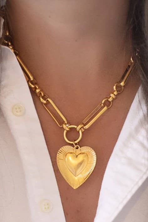 Gold Heart Necklace