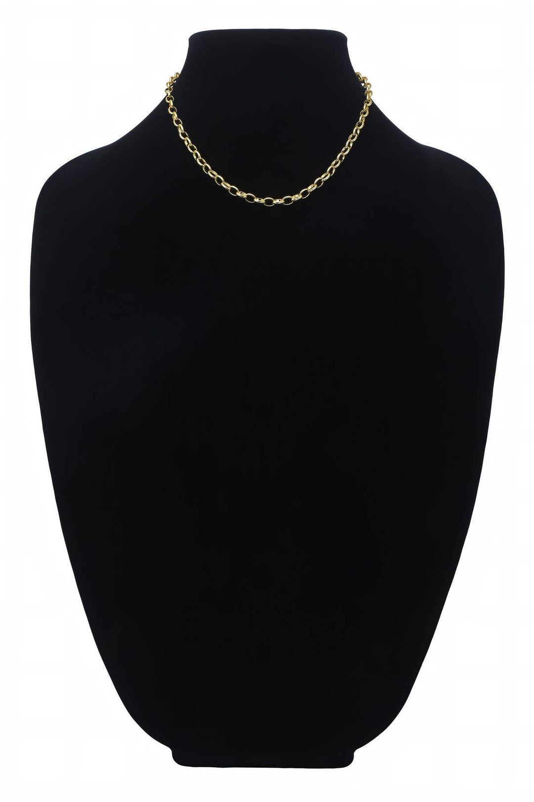 18K Gold Plated Oval Chain Necklace