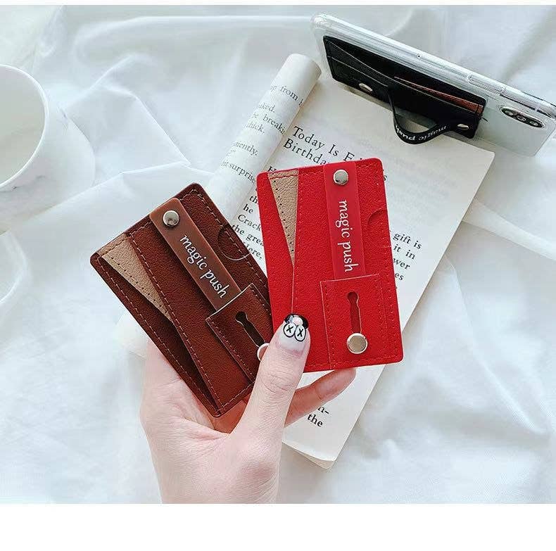 Card Holder w/Stand for cell phone