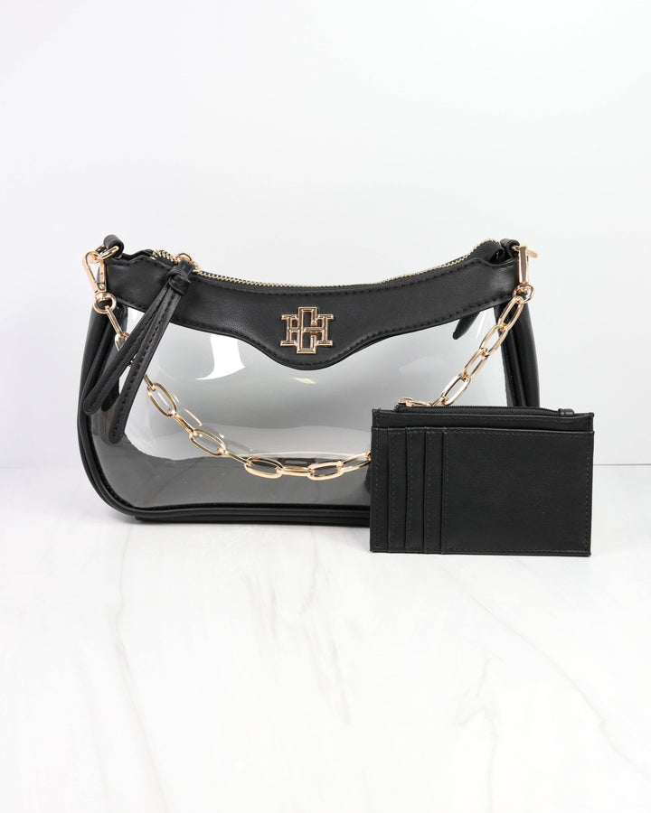 Clear Stadium Crossbody Handbag