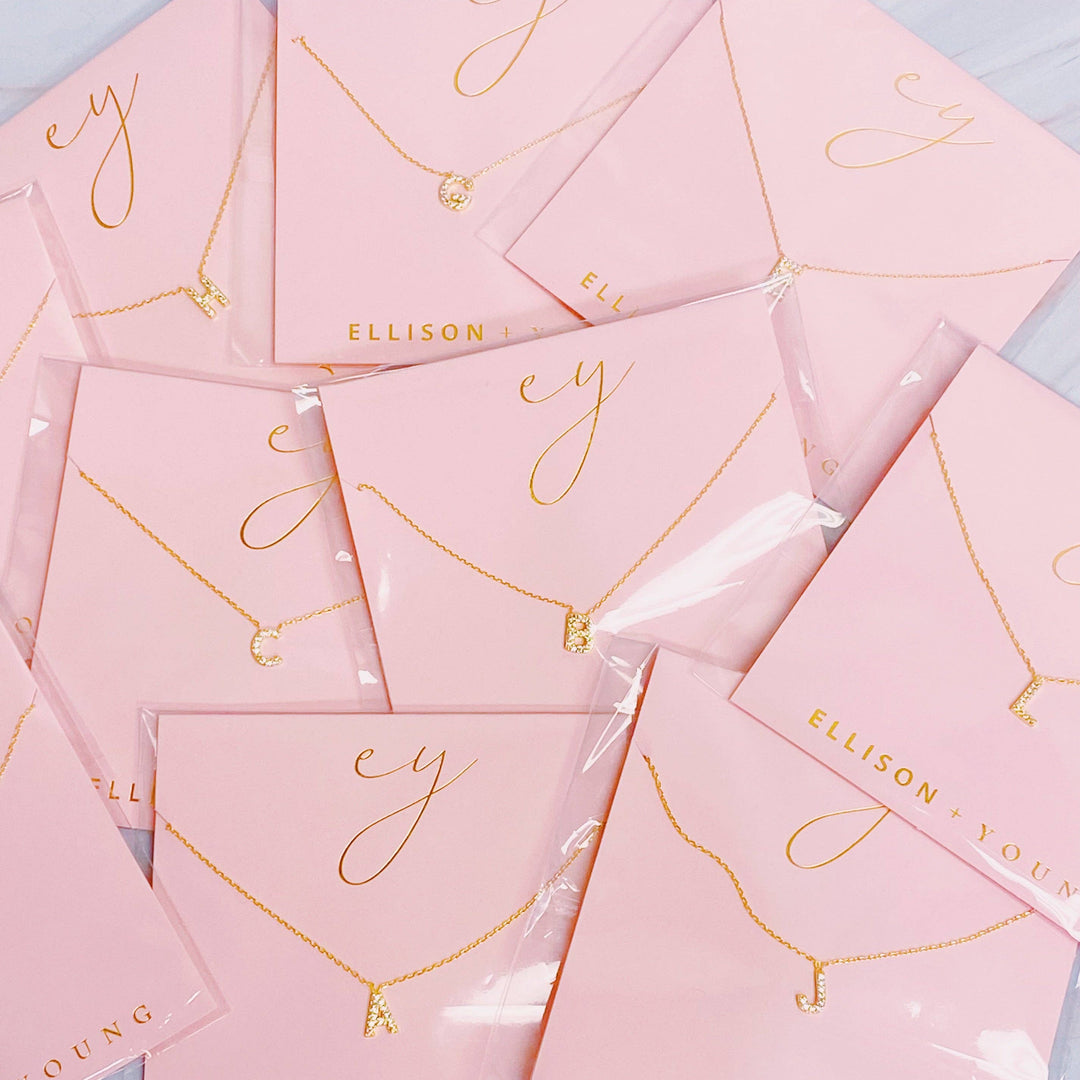 Tiny Initial Necklace