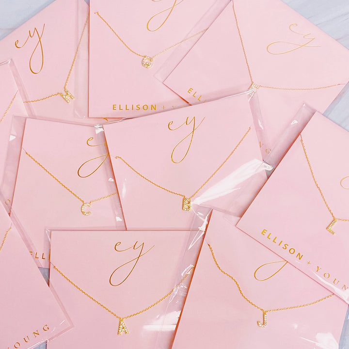 Tiny Initial Necklace