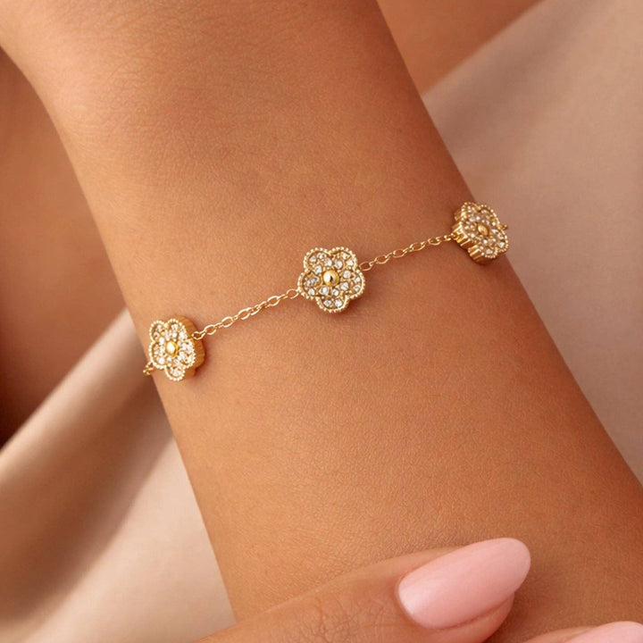 18K Gold Plated Waterproof Stainless Steel Chain Bracelet