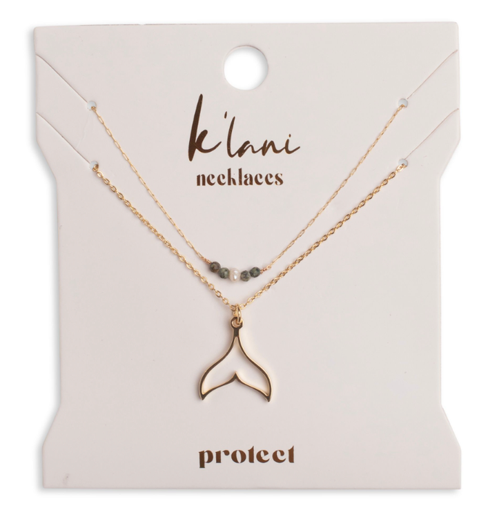 Whale Tail Necklace Set