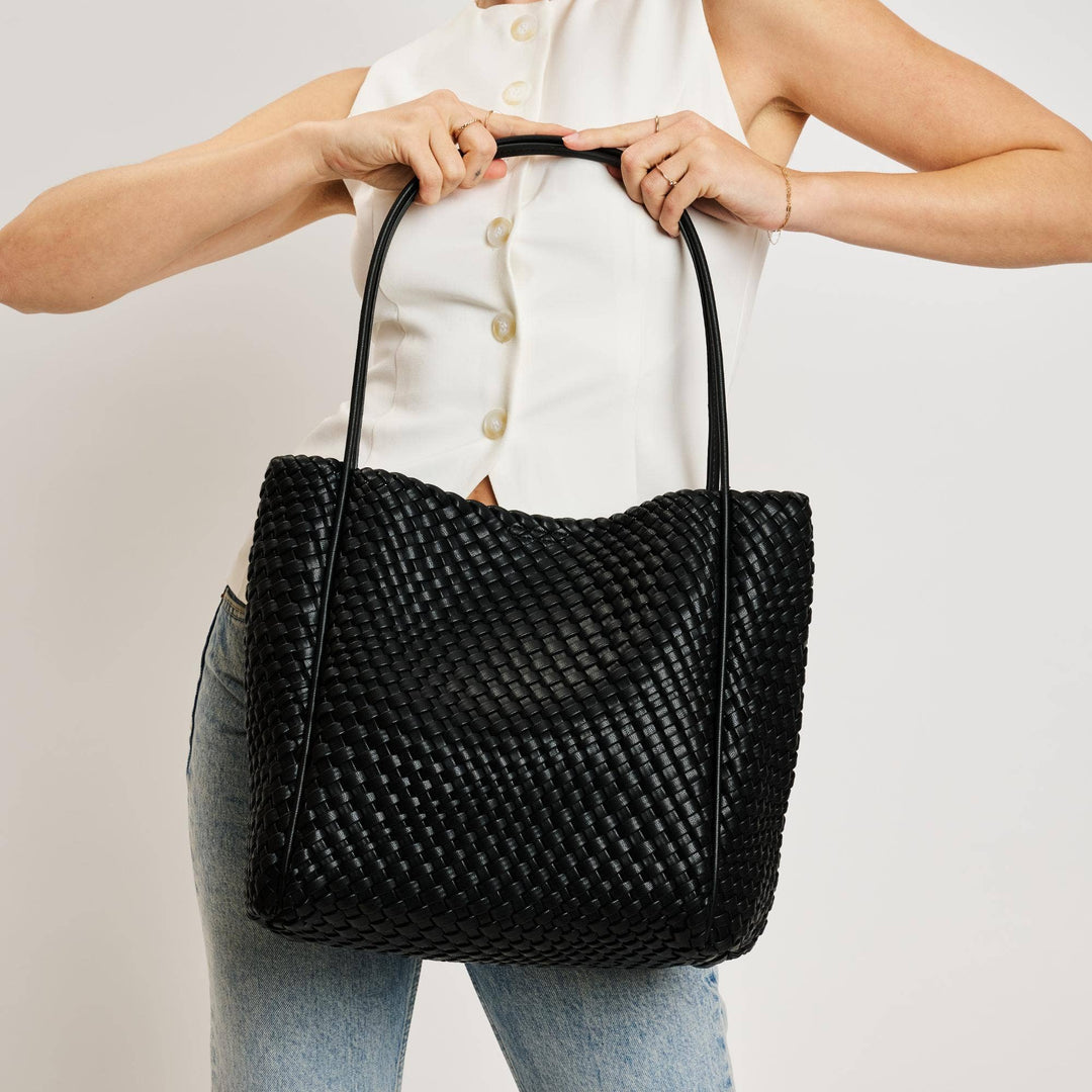 Natural Woven Tote