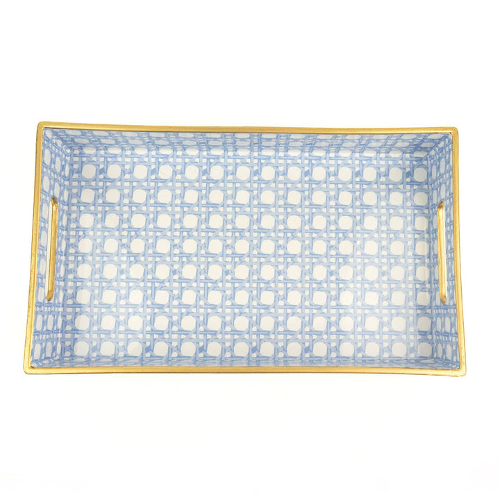 Blue/White Vanity Tray