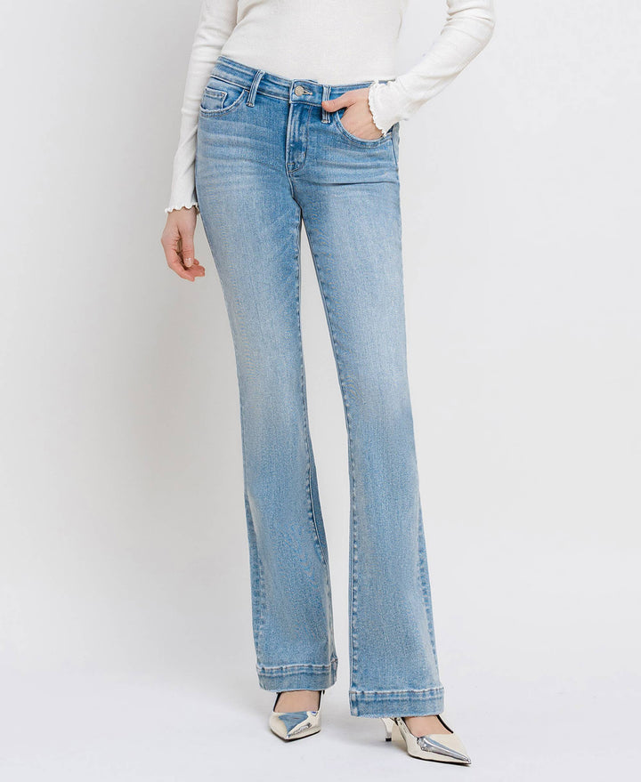 Mid Rise Bootcut Jean