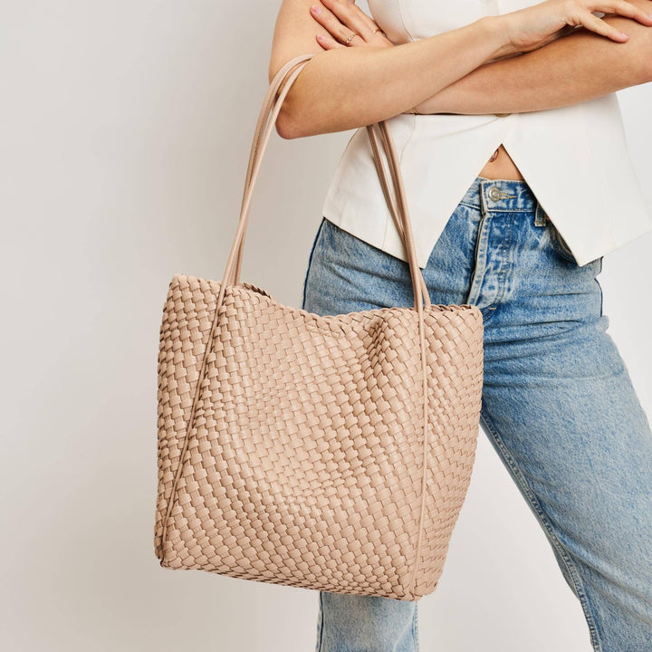 Natural Woven Tote