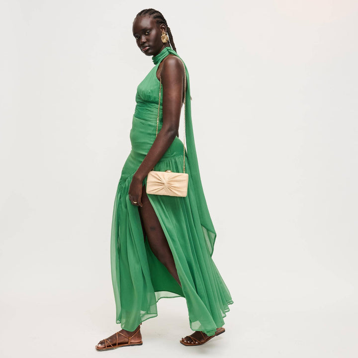 Beige Evening Bag