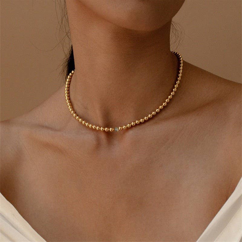 18K Stainless Steel Necklace 14-16"