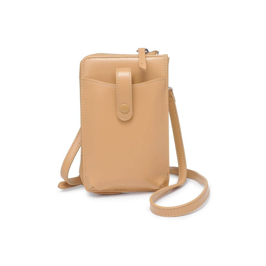 Natural or Black Cell Phone Crossbody