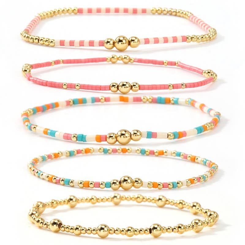 Multi Layer Natural Stone Bracelet