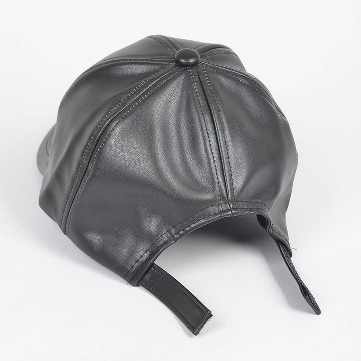 Faux Leather Cap
